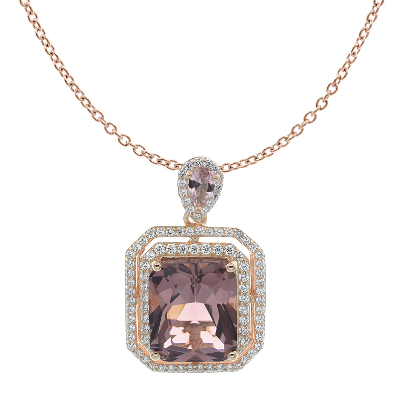 Women Double Frame Jewelry Pendant 