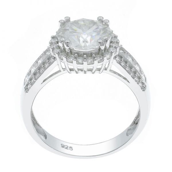 925 серебряное кольцо из сладкой моды с полосой настройки канала 