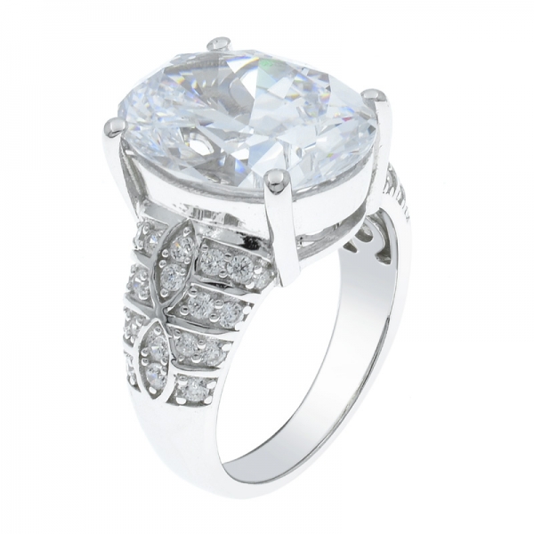 925 серебряное морганитовое нано-драматическое элегантное женское кольцо 