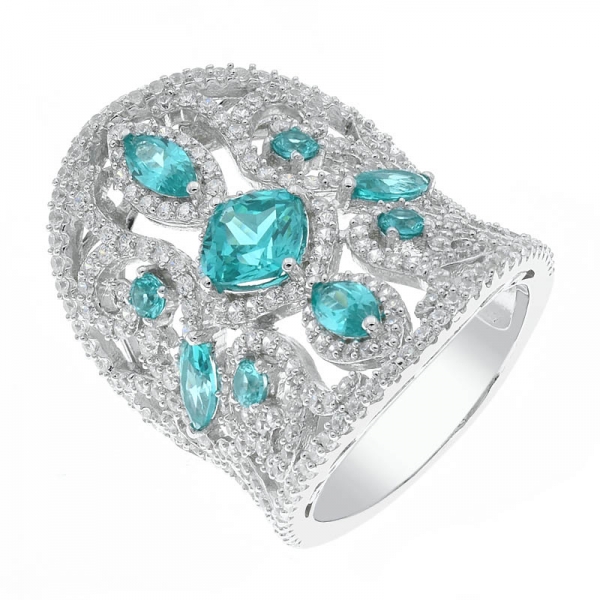 925 серебряное филигранное кольцо для женщин 