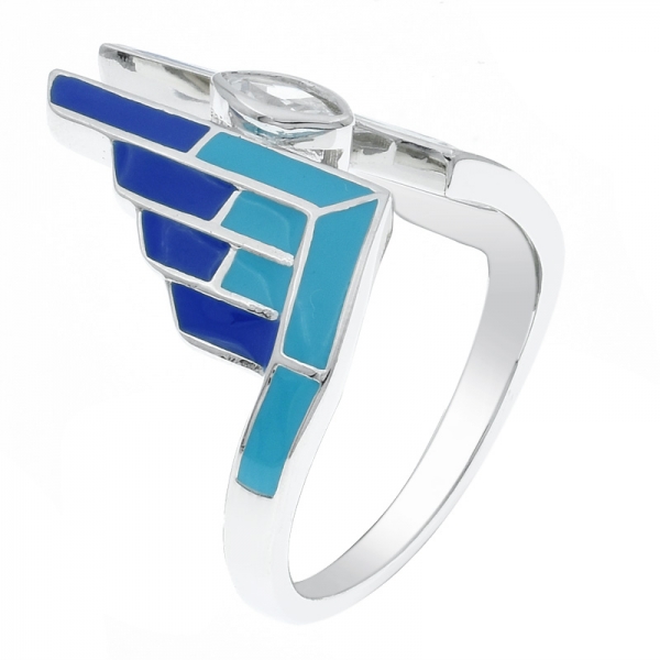 эксклюзивное красивое серебряное кольцо 925 для женщин 