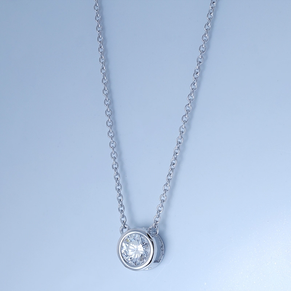 элегантное женское ожерелье из стерлингового серебра 925 пробы 
