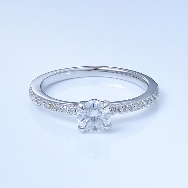 Обручальное кольцо Pave из серебра 925 пробы для женщин 
