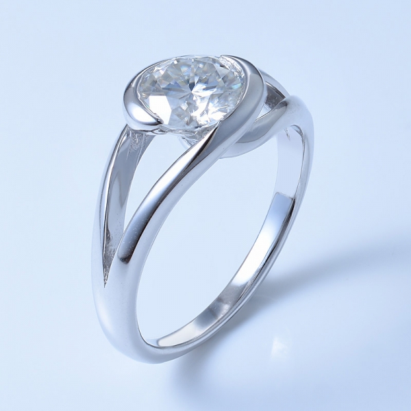 Обручальное кольцо из серебра 925 пробы 