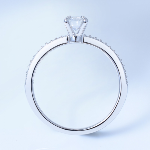 Обручальное кольцо Pave из серебра 925 пробы для женщин 