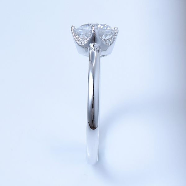 Обручальное кольцо пасьянса из серебра 925 пробы для женщин 