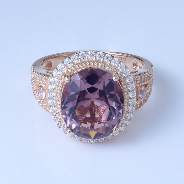Морганит 18-каратного розового золота по цене обручального кольца из стерлингового серебра 