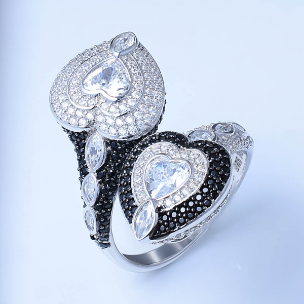 черный цирконий родий на серебро дешевые обручальные кольца 