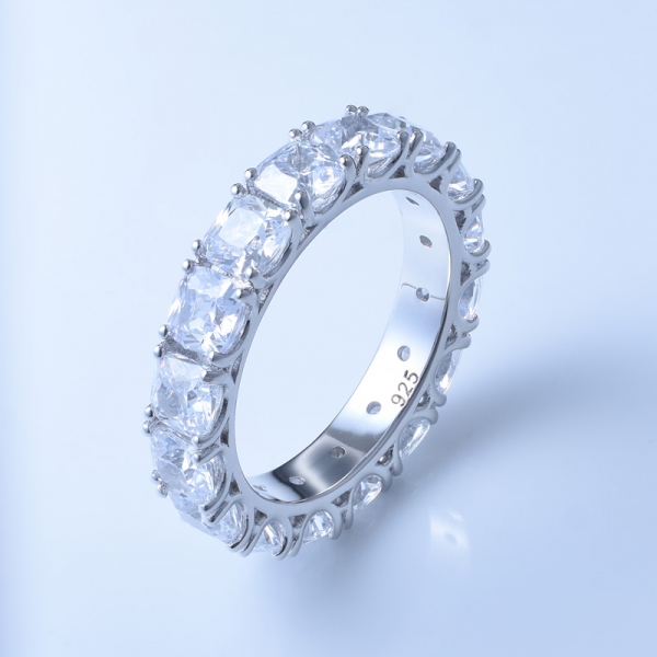многоцветный корунд родий поверх стерлингового серебра радужный комплект ювелирных изделий радужное кольцо 