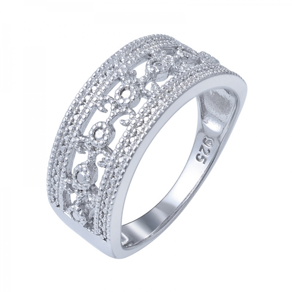супер классический дизайн 925 серебряный дизайнер кольцо кольца 
