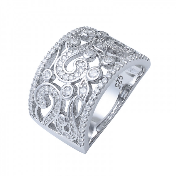 Тонкое кольцо CZ Enhancer обручальные кольца персонализированные переплетенные широкополосные кольца панк-кольца 