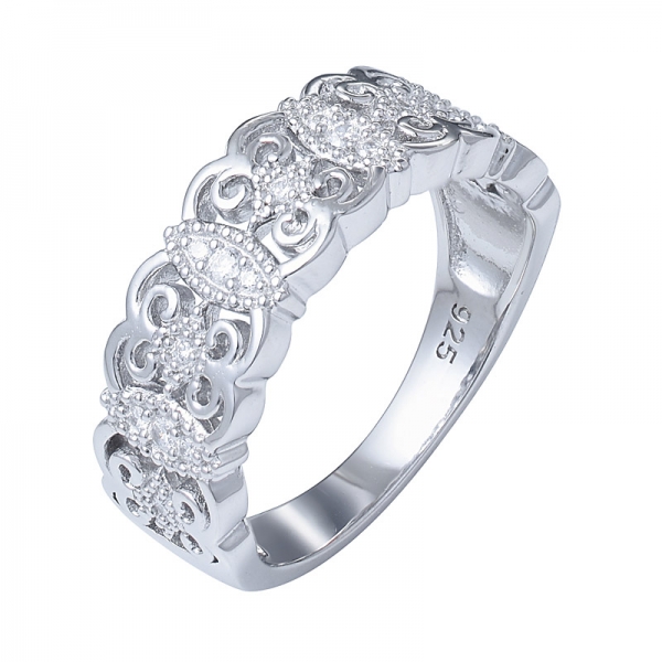 новый образец драгоценности серебро 925 разноцветное кольцо cz для подарка 