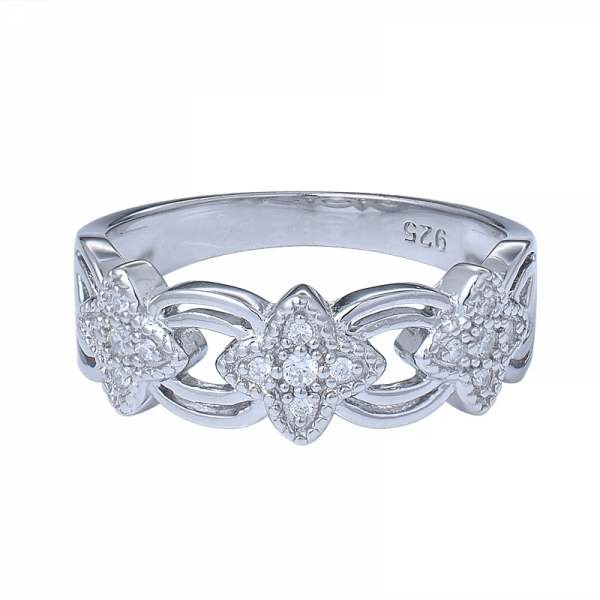 Кольца из чистого серебра aaa cz stone танцевальное кольцо с бриллиантом для женщин 