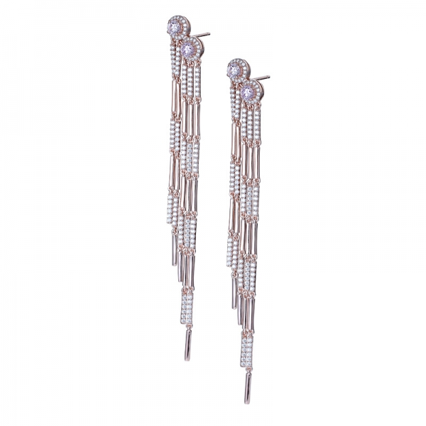 топ мода индивидуальный дизайн хрустальные серебряные серьги для женщин 