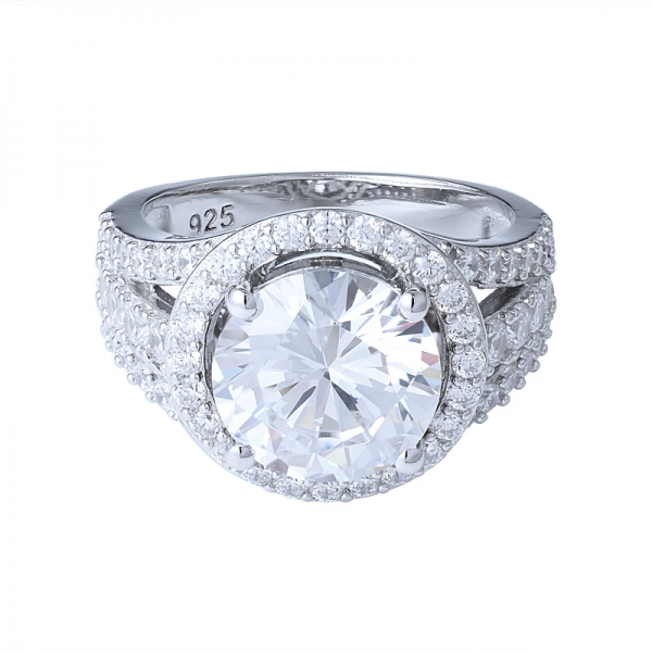 Оптовая обещание кольцо 5ct циркон cz обручальное кольцо обручальные кольца для женщин свадебные украшения 