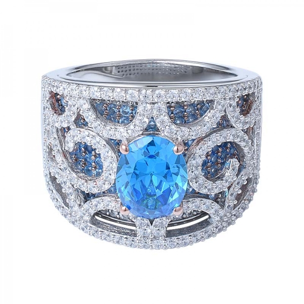 синий неон апатит изящный нежный обручальное кольцо 