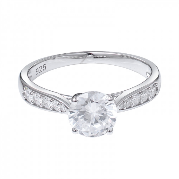 Новый стиль 1 карат муассанит бриллиант Принцесса кольцо обручальное кольцо 