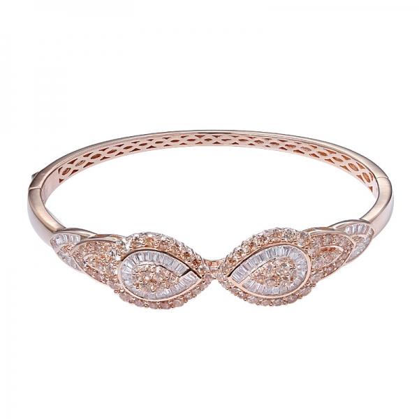 Высокое качество розового золота очарование серебряный браслет набор хорошо продаются на Ближнем Востоке 