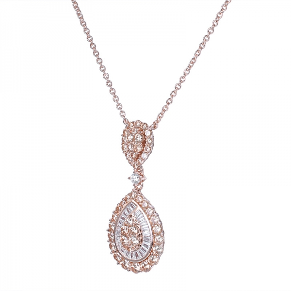 Высокое качество розового золота шарма Серебряное ожерелье хорошо продаются на Ближнем Востоке 
