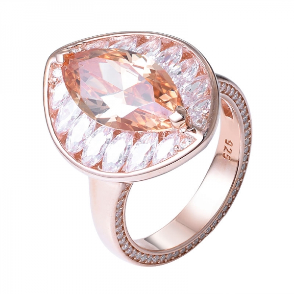 позолоченное кольцо с шампанским америка женские украшения шампанское бриллиантовое кольцо 