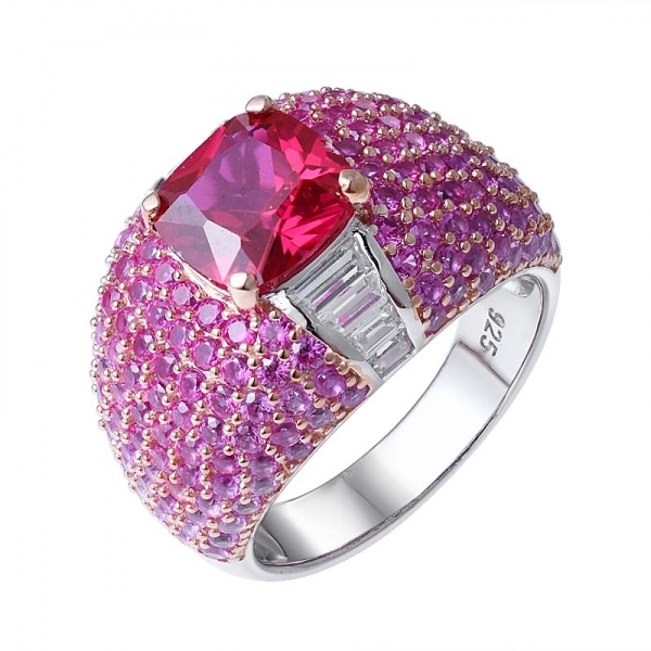 голубой неоновый апатит ограненный драгоценный камень в  925 серебряное кольцо Для оптовый торговец женщинами 
