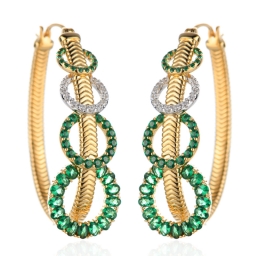 Серьги из серебра 925 пробы