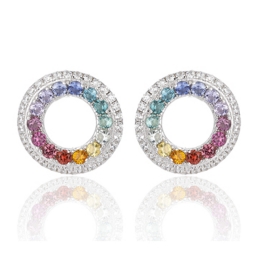 Серьга из серебра 925 пробы