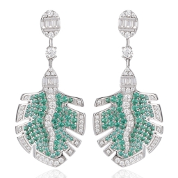 Серьга из серебра 925 пробы